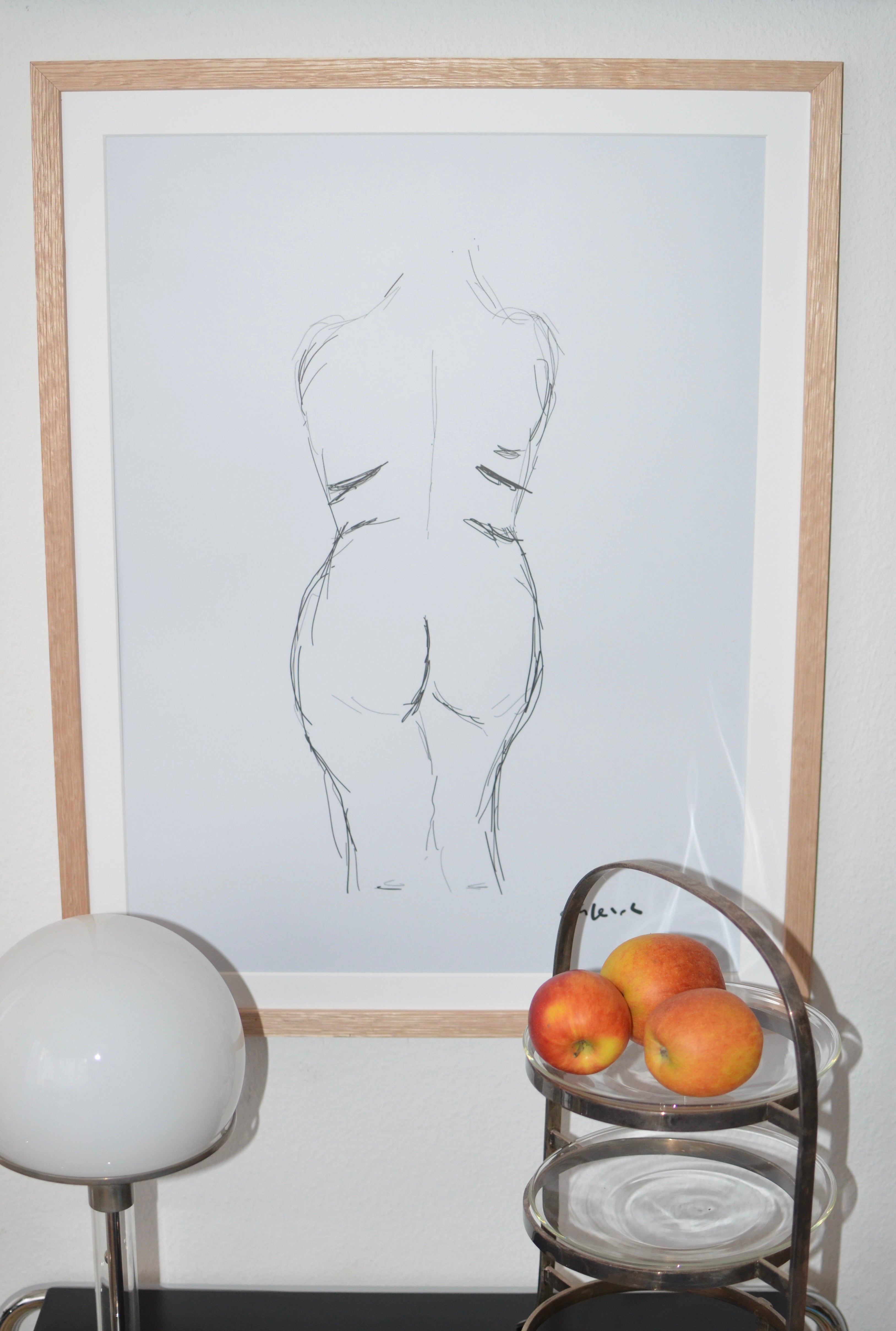 Poster Frauen-Silhouette