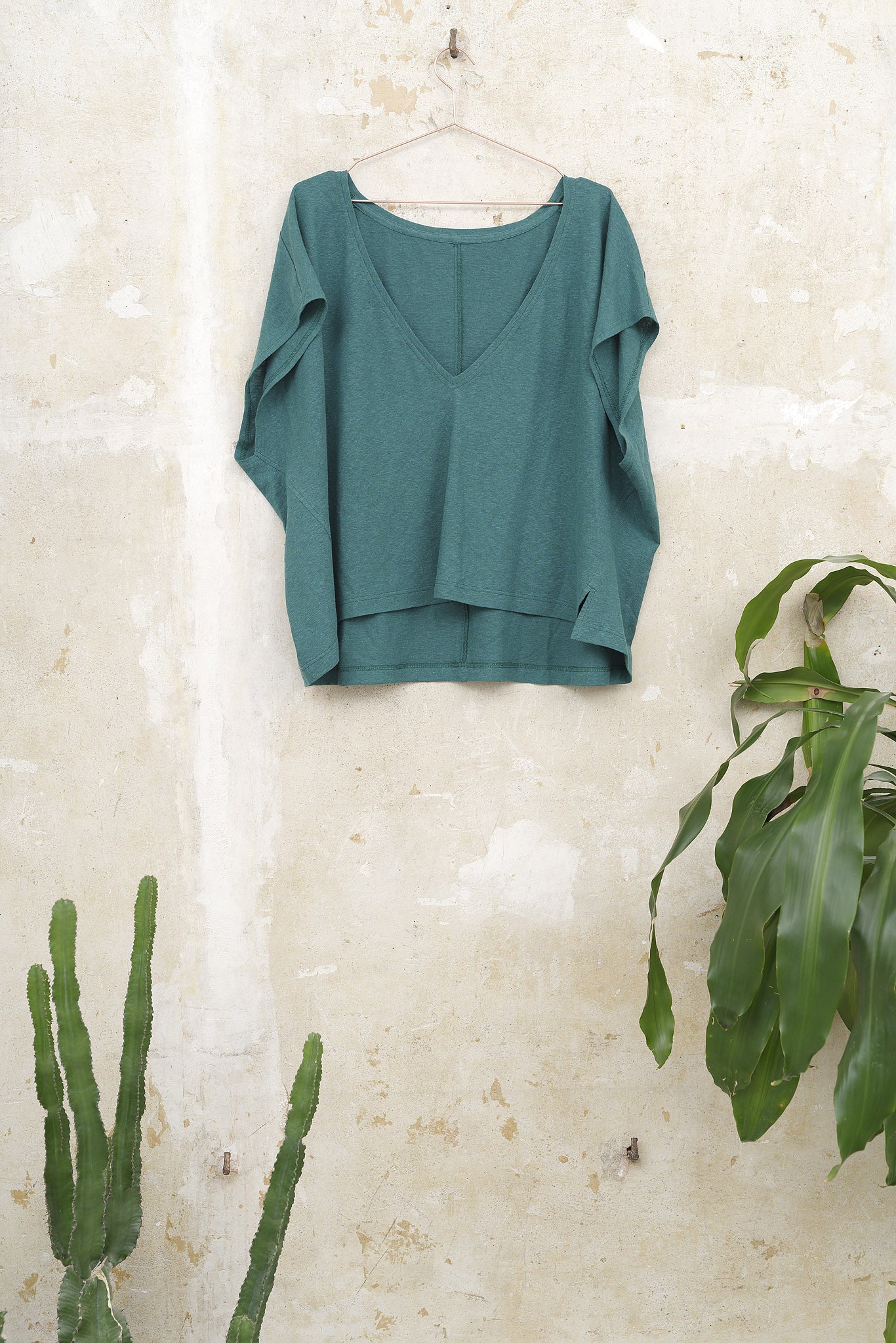 Grünes-Tshirt-Plus-Size