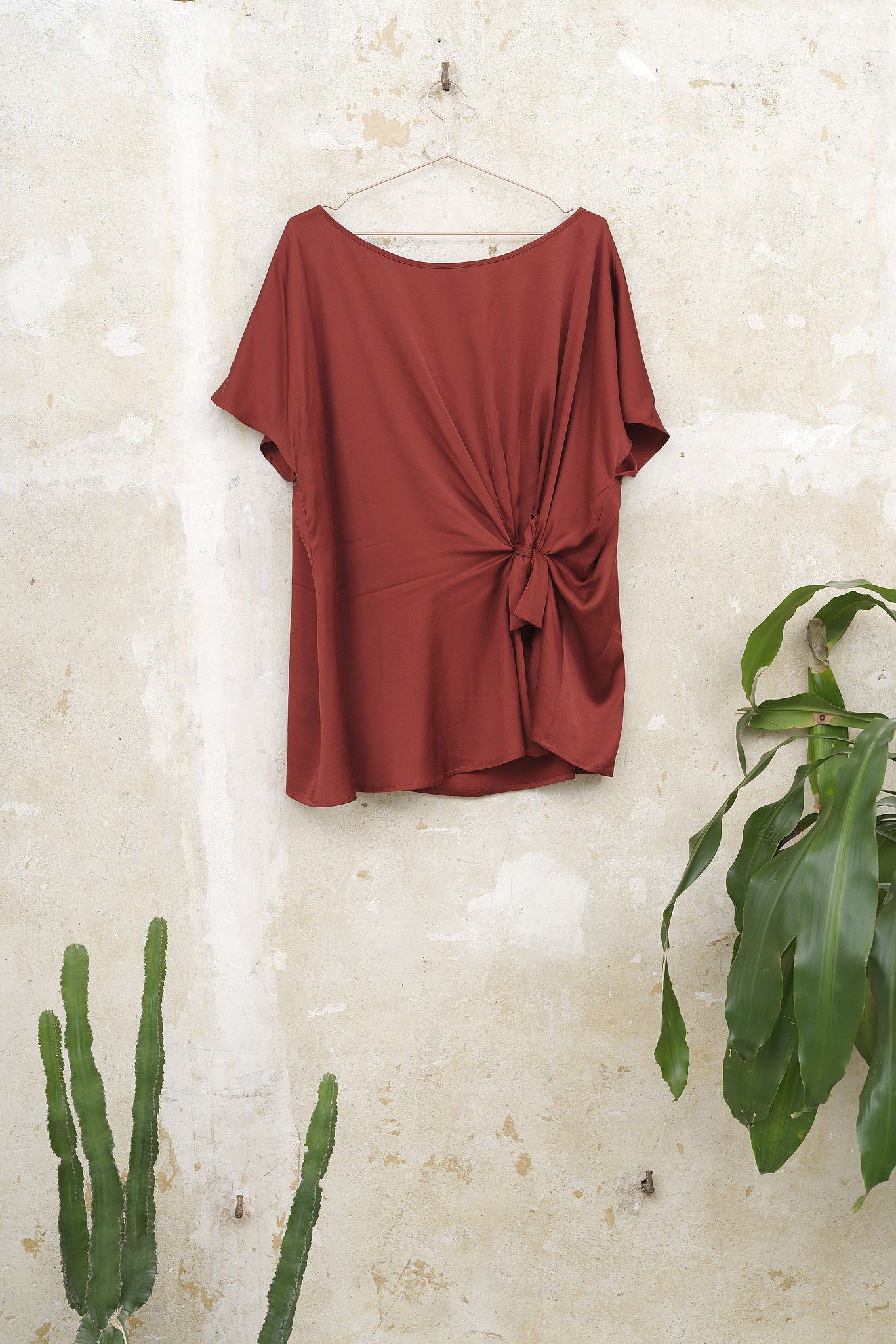 Shirt-Pauline-rot-Plus-Size-Große-Größe-Übergröße-Knoten