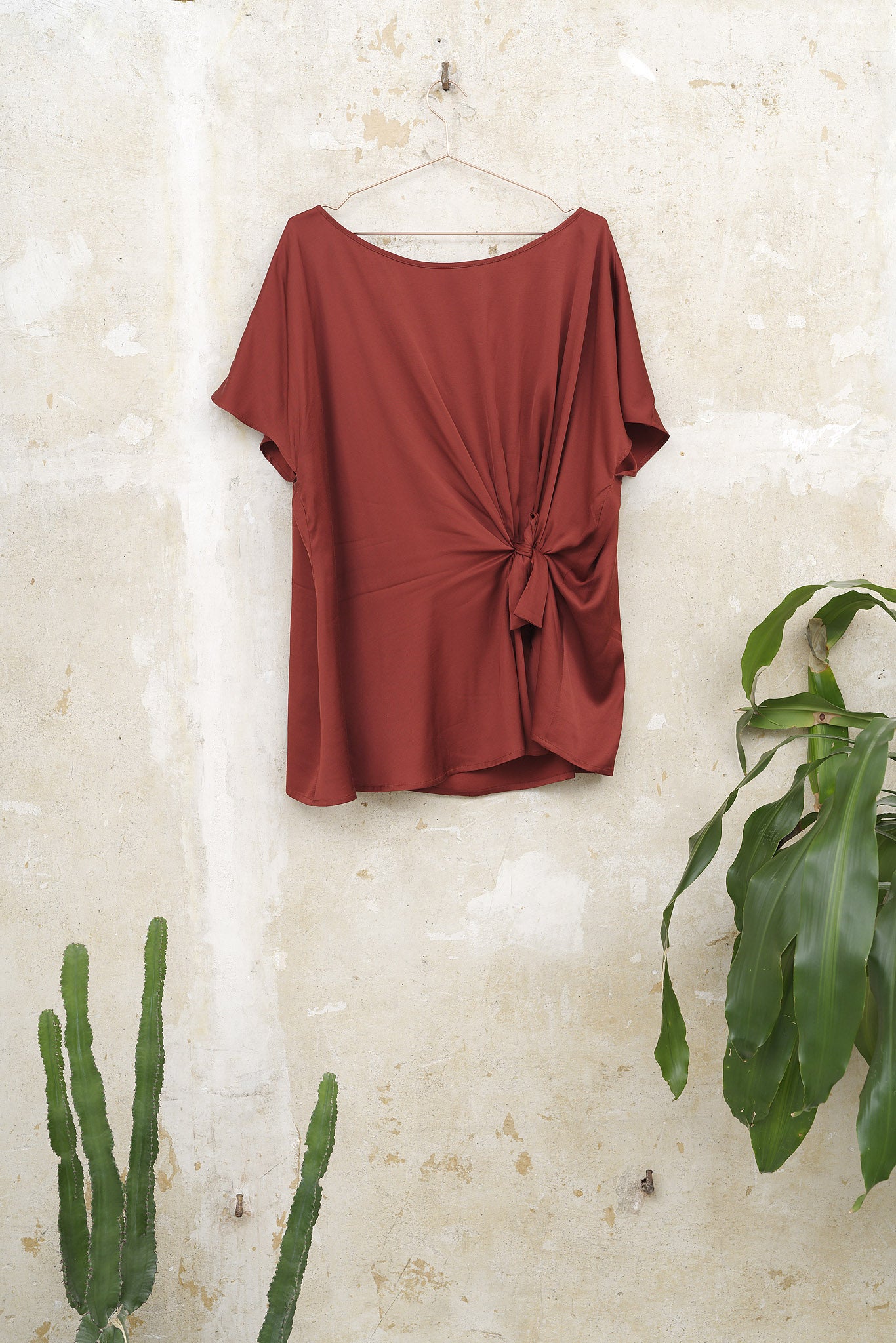 Shirt-Pauline-rot-Plus-Size-Große-Größe-Übergröße-Knoten